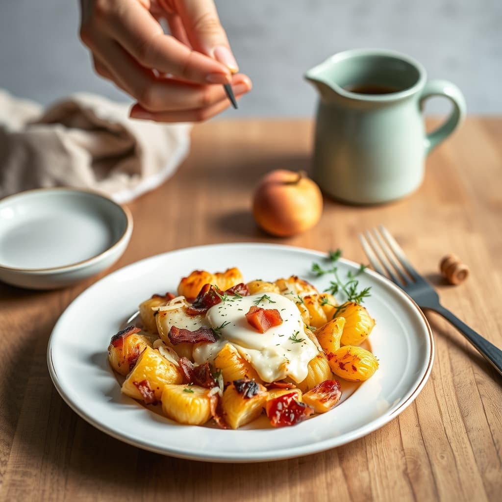 Cartofi Gratinati cu Brânză și Bacon – O Delicatesă Coptă