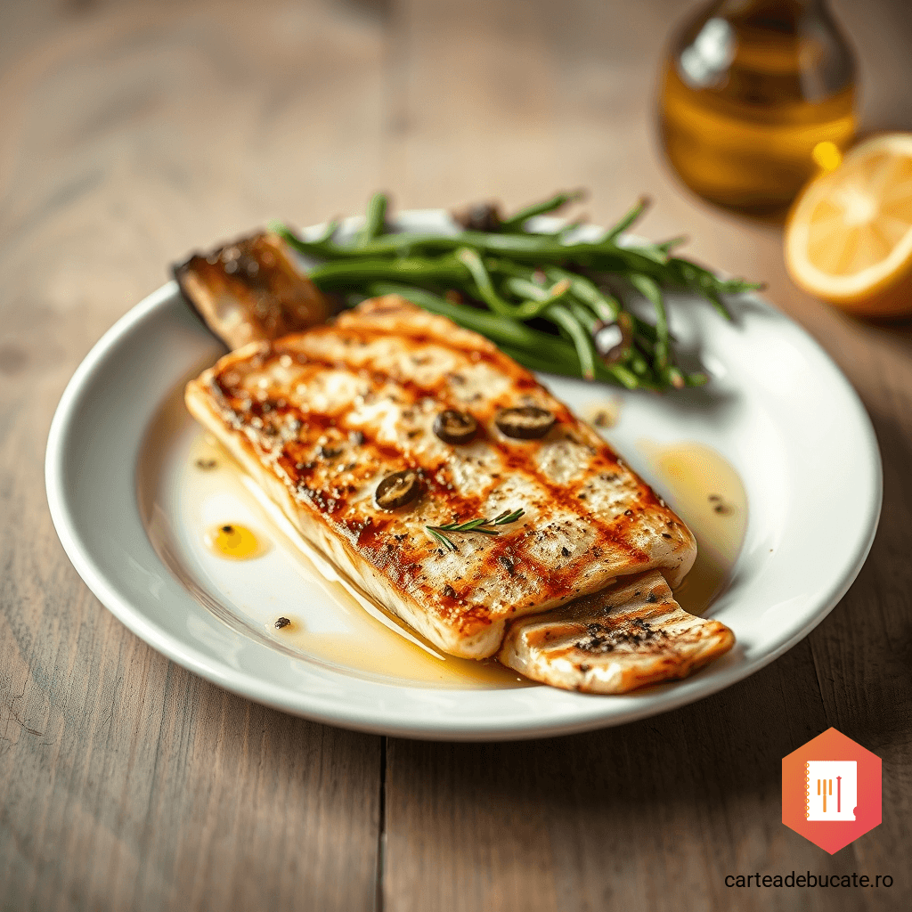 Păstrăv la Grătar cu Aromă de Ulei de Măsline și Piper